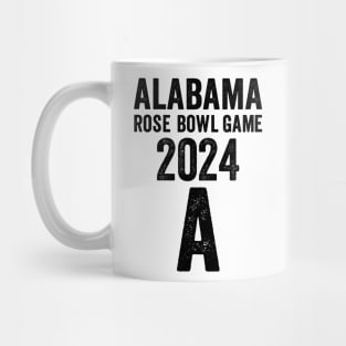 Alabama Rose Bowl Game 2024 - Black Style Mug